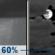 Tonight: Showers and thunderstorms likely before 9pm, then scattered showers between 9pm and 11pm. Mostly cloudy, with a low around 46. West wind 3 to 6 mph. Chance of precipitation is 60%. New precipitation amounts between a tenth and quarter of an inch, except higher amounts possible in thunderstorms. Tonight: Showers and thunderstorms likely before 9pm, then scattered showers between 9pm and 11pm. Mostly cloudy, with a low around 46. West wind 3 to 6 mph. Chance of precipitation is 60%. New precipitation amounts between a tenth and quarter of an inch, except higher amounts possible in thunderstorms.