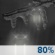 Sunday Night: A chance of rain before 8pm, then freezing rain likely between 8pm and 3am, then rain after 3am.  Low around 26. Calm wind becoming south around 5 mph after midnight.  Chance of precipitation is 80%.