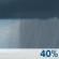Saturday: A chance of showers.  Cloudy, with a high near 62. Calm wind becoming east 5 to 7 mph in the afternoon.  Chance of precipitation is 40%.
